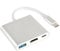 HUAREW USB C Adapter mit HDMI Ausgang 4K, USB 3.0 Port und 100W PD Ladeanschluss Typ C Digital AV Multiport Adapter für MacBook Pro/Air, iPad Pro/Air Tablets, Switch und mehr Geräte