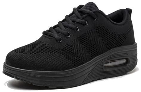 Hixingo Jazzschuhe Damen Cheerleader Schuhe Lace Up Tanzsneaker Damen, Atmungsaktiv Line Dance Schuhe Damen, Zumba Schuhe Damen für Yoga Fitness Gymnastik Training Schuhe