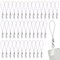 50 Stück violeta Cordón para teléfono móvil para llaveros, presillas para teléfono móvil con mosquetón, correa de anilla para teléfono, cordón con colgante para teléfono móvil, colgante para llave USB