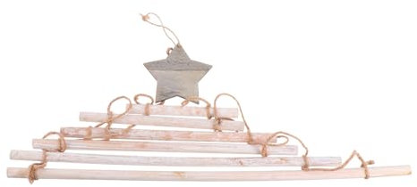 Levemolo Weihnachtsbaum Aus Holz Zum Aufhängen Wanddeko Mit Strickleiter Dekoration Für Weihnachten