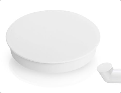 AOYEGIC Lüftungsrohr Abdeckung,PVC Abdeckkappe,Rohrstopfen,Rohrabdeckung Deckel,Endkappe,verwendet für Haushalt Industrie(Weiß,110 mm)