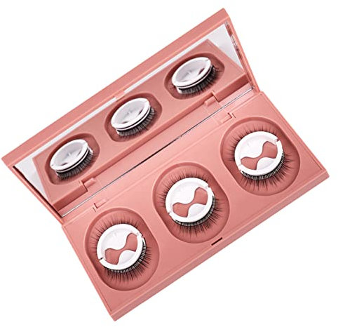 WRITWAA 3pares Pestañas Postizas Autoadhesivas Pestañas De Aspecto Natural Para Maquillaje