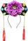 MCAOAL Élégante coiffure de princesse chinoise traditionnelle Chapeau de fleurs pour événement culturel