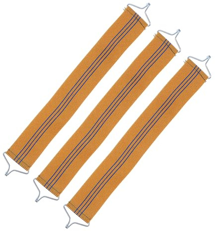 LIOOBO 3 Stück Liegestuhl Verstärkungsgurt Riss Gummiband für Faltstuhl Reparatur Elastische Stabilitätsbänder für Camping und Outdoor Aktivitäten