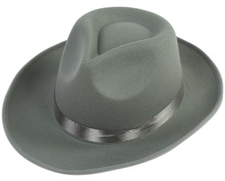 Guaber Bowlers Hat For Adult Stage Performances Theme Party Costume Masquerades Dress Up Music Festival Hat