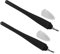 NAILFUN 2x Coupe-Cuticules avec Capuchon - Noir