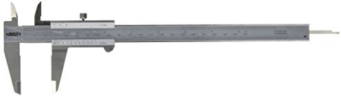 INSIZE 1205-200S Messschieber, 0-200 mm / 0-8 Zoll, Teilung 0,05 mm / 1/128
