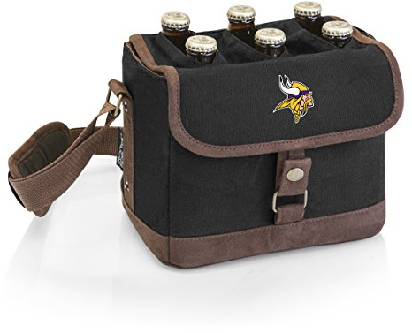 PICNIC TIME Minnesota Vikings Beer Caddy Cooler Tote with Opener