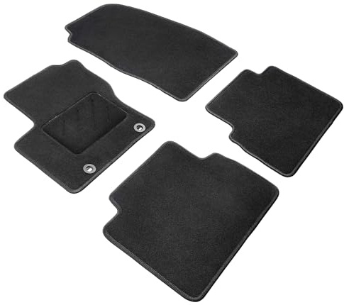 WALSER Comfort Auto Teppiche für Ford C-Max II 2010-2012, Ford Grand C-Max 2010-2012, 5-Sitzer, 100% passgenaue Auto Fußmatten Made in Europe, Fußmatte Auto, Autoteppich Auto, Fussmatten