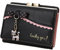 LUI SUI Femmes PU Portefeuille en Cuir Joli Chat Animal Titulaire de la Carte Organisateur Petit Coin Bourse Tassel Zipper pour Filles(Chat Noir,One Size)