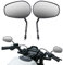 KATUR Motorrad 8MM 10MM Lenkerendspiegel Rückspiegel Motorrad Black Edge Cut Rückspiegel für Road King Sportster Street Glide Electra Glide Dyna Softail Road Glide 1982-2019