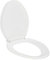 vidaXL Toilettensitz mit Absenkautomatik Softclose Quick-Release-Design Toilettendeckel WC Sitz Deckel Klodeckel Toilettenbrille Klobrille Weiß