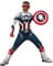 Rubie's 702512S Marvel: the Falcon and the Winter Soldier Captain America Deluxe Costume Kids Fancy Dress, Boys, Multicolour, S: 3-4 Years Halloween