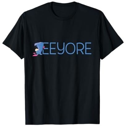 Disney Winnie the Pooh Eeyore Classic Lettering T-Shirt