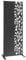 IDMarket - Panneau décoratif Universel 150 x 50 CM Flower Gris Semi ajouré sur Le côté