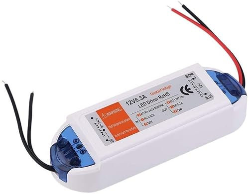 LEDSone DC12V LED-Transformator, LED-Netzteil, 72 W, LED-Treiber, AC 90–240 V, 6 A, konstante Spannung für LED-Streifen, MR16-Glühbirnen, CCTV-Netzteil. (72 W)