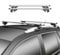 Menabo Dachträger Gepäckträger kompatibel mit VW Touran 2010-2015 90kg TÜV Alu Grau 2X