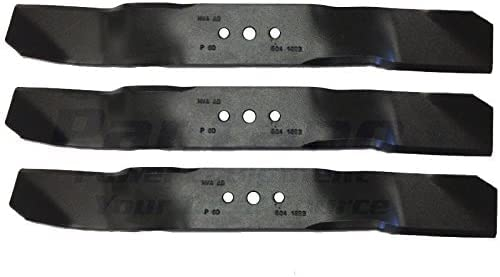 3 X 39 CM Tagliaerba compatibile con Husqvarna 504188201 504188210 R316 R320 Rider 155 175 R (3 pezzi)