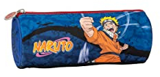 Estuche escolar redondo - Naruto - Azul