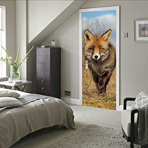 stickers paroi de douche 50x125cm(19.68 inches * 49.21 inches) Autocollants de porte 3d, PVC Auto-adhésifs Sticker Porte, Poster de porte Décoration Maison, Salon, Cuisine, Chambre, Salle de Bain