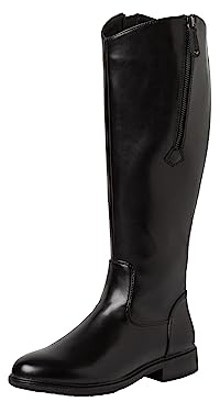 Jana 8-25562-41, Stivali ad altezza ginocchio Donna, Nero (Black), 38 EU Larga