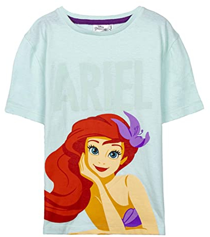 CERDÁ LIFE'S LITTLE MOMENTS Unisex-Kids Arielle, die Meerjungfrau T-Shirt für Kinder, Mehrfarbig, 4 Jahre