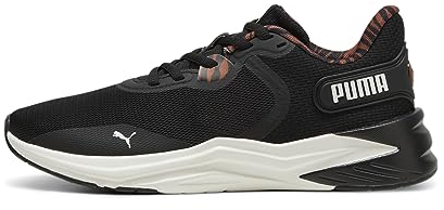 PUMA Damen Disperse Xt 3 WN's Animal Remix Road Running Shoe, Black Warm White, 40 EU