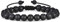 TINGN Mattes Achat Armband für Herren, 8mm Natürliches Mattes Achat Armband Angst Armband für Männer Stressabbau Mattes Achat Armband Papa Geschenke Vatertagsgeschenke von Frau und Tochter