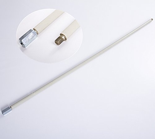 Schubstange Putzstab Flexibel Putzstab 140 cm Verlängerung für Besen Gewinde M12 Grau