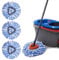 Spin Mop Ersatzköpfe, kompatibel mit Ocedar RinseClean 2 Tank-Mopp-System, Mikrofaser-Nachfüllköpfe für O Cedar Reinigung aller harten Böden