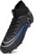 Unitysow Scarpe da Calcio Uomo all'aperto High Top Spikes Tacchetti Professionale Scarpe da Allenamento Leggero Antiscivolo Scarpe da Calcetto,T23156 Nero,44 EU