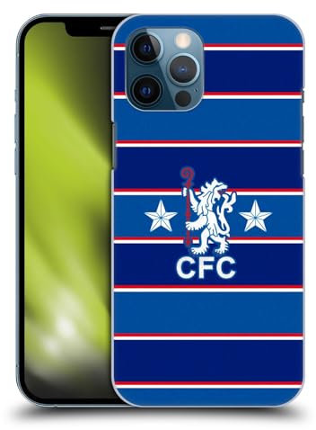 Head Case Designs Officially Licensed Chelsea Football Club 1984 Home Retro Kit and Stadium Hard Back Case Compatible With Apple iPhone 12 Pro Max