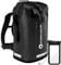 SCANDIC NATURE PIONEER 35L wasserdichter Rucksack schwarz mit Rolltop Verschluss - extra robust dank Boden mit 1000D PVC LKW-Plane, 3 Reflektor-Streifen Rollverschluss, wasserfeste IPX8 Handyhülle