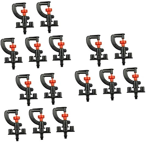 BCOATH 30stücke Mikrosprinkler Mit Drehbarem Sprühkopf Für Gartenbewässerung Und Effiziente Tropfbewässerung Leicht Zu Installieren Schwarz