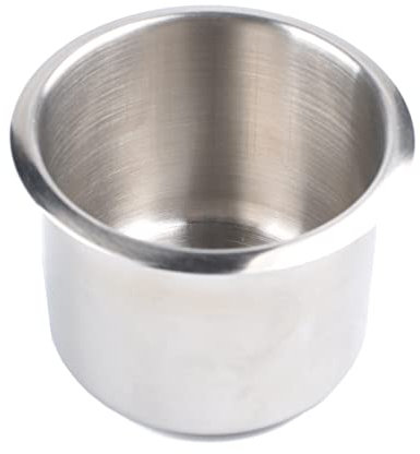 NIHENHAO 1PC Stainless Steel Cup Holder Car Drink Holder for Marine Boat Yacht Truck Drink Cup Holder Insert Cup Holder