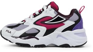 FILA CR-CW02 RAY Tracer Teens Sneaker, White-Thistle, 39 EU