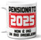 STAMPATEK Taza jubilada 2025 Idea regalo taza jubilación, taza regalo jubilación hombre colega regalos jubilación gadget taza colega jubilación, jubilación hombre Desayuno Portalápices Escritorio