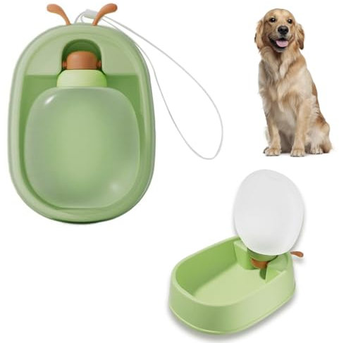 Borraccia portatile per cani, borraccia cane, borraccia per cani, borraccia cane portatile, per viaggi, PP+PE+PET, 14x21cm, 500ml