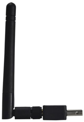 SEWACC USB Wireless USB Adapter Wifi Dongle for Compact Black Design with CD Supports Security