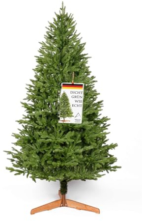Valle Verde künstlicher Weihnachtsbaum 210 cm Dunkelgrün – Realistischer Tannenbaum künstlich mit stabilem Ständer, wiederverwendbar