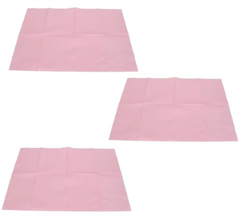 Cryfokt Einweg-Nagelkunst-Schreibtischunterlage, Wasserdichte Stoff-Tischdecke, 125 Stück, Weiche, Saugfähige Nagel-Tischtücher für Künstler (PINK)