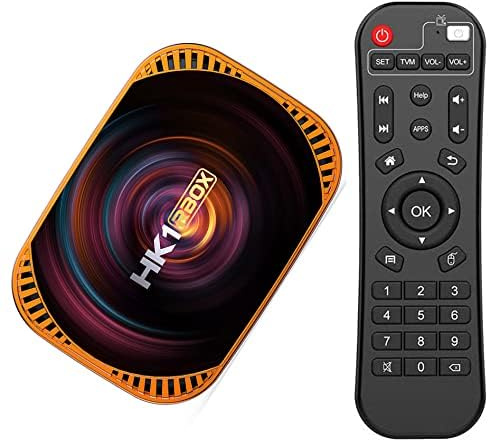 SUSAY Android 11.0 Amlogic S905X4 HK1 BOX X4 4GB RAM 64GB ROM, Dual-WiFi 2.4GHz/5GHz BT Quad Core 64 Bits 3D/8K Full HD/H.265/USB3.0