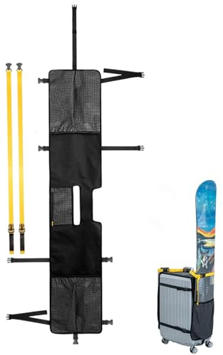 Skitasche für Luftreise – wasserdichtes Oxford-Gewebe mit Riemen, robuste Aufbewahrung für Stiefel, Helm und Zubehör | Ideal für Wintersport, Reisen, Flugzeug und Urlaub