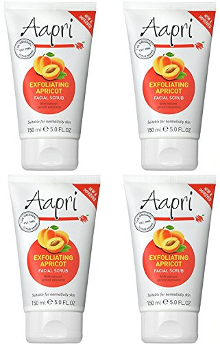 Aapri Peeling-Gesichtspflege, Aprikose, 150 ml, 4 Stück