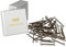 HAARallerliebst 50 Mini Haarnadeln - 3,4 cm klein Bobby Pins - braun für braune Haare – Haarklemmen Damen & Hair Pins in weisser Box - Perfekte Haarnadel für Styling & Halt