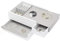 Umbra Stowit Design Schmuckkasten, Metall, Holz, Weiss/Nickel,Gross