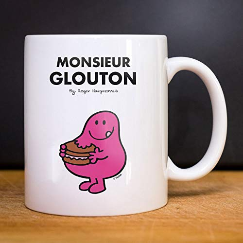 Monsieur Madame Mug Monsieur Glouton - Mug céramique imprimé en France - Licence Officielle