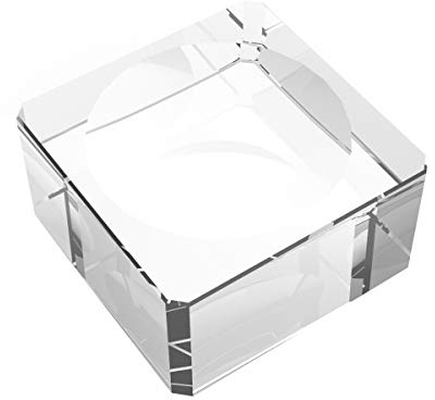 Crystal Ball Stand Clear Glass Ball Display Stand with Camber Concave, 3cm Crystal Ball Base Ball Holder for Home Office Desktop Ornament Decoration