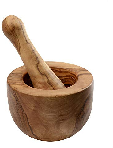 Olivewood Pestle & Mortar 12Cmdia