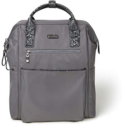 Baggallini Damen Soho Rucksack Soho Rucksack (1 Stück), Rauch/Faux Python, Einheitsgröße, Soho Rucksack